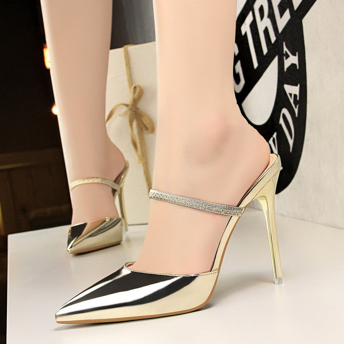 Heels Shoes Gold
